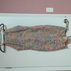 Floral Lace Cocktail Dress